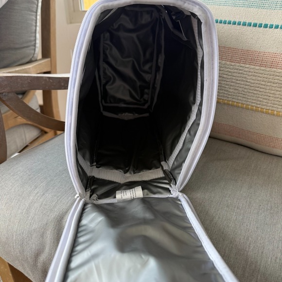 Kanga 24-Pack Kase Mate Insulated Soft Beer Cooler Blue & White Wave Top Handle - Picture 8 of 11